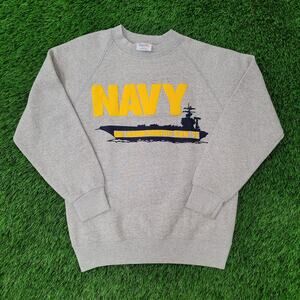 Vintage USS Theodore Roosevelt Sweatshirt Womens M 19x24 USA